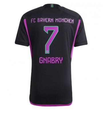 Bayern Munich Serge Gnabry #7 Bortatröja 2023-24 Kortärmad